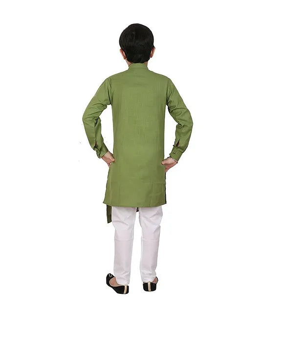 Olive Green Sylish Kurta Shalwar