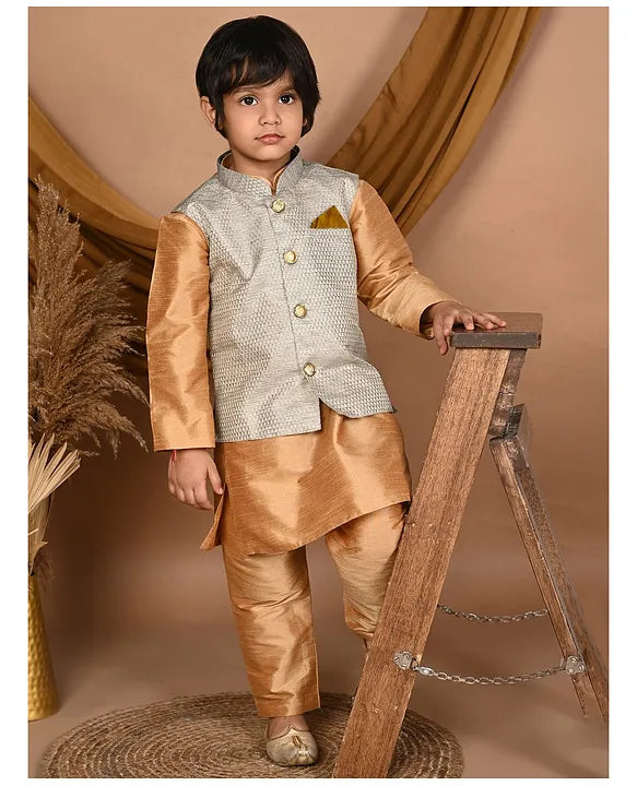 Golden Kurta Shalwar